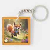 Activiteiten in de omgeving van Fox Pup's Meadow F Sleutelhanger (Achterkant)
