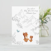 Activiteiten in de omgeving van Foxes and Butterfl Kaart (Staand voorkant)