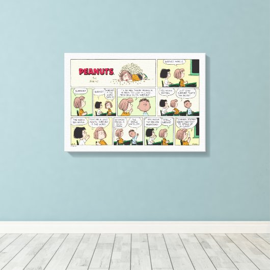 Activiteiten in de omgeving van Franklin, Peppermi Canvas Afdruk (Insitu (Houten vloer))