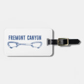 Activiteiten in de omgeving van Fremont Canyon Wyo Bagagelabel (Voorkant horizontaal)