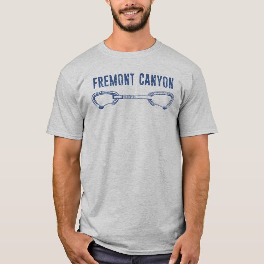 Activiteiten in de omgeving van Fremont Canyon Wyo T-shirt (Voorkant)