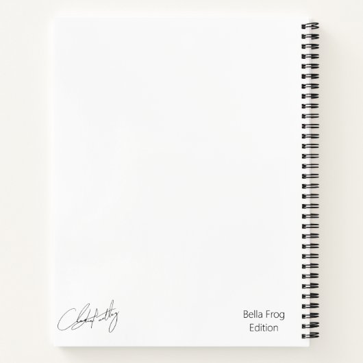 Activiteiten in de omgeving van Frog Noteook Huntl Notitieboek (Achterkant)