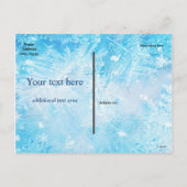 Activiteiten in de omgeving van Frozen Ice Winter  Feestdagenkaart (Achterkant)