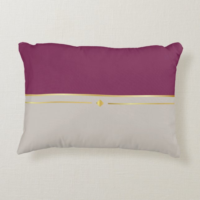 Activiteiten in de omgeving van Fuchsia & Taupe Ha Accent Kussen (Achterkant)