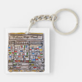 Activiteiten in de omgeving van Fulham High Street Sleutelhanger (Achterkant)