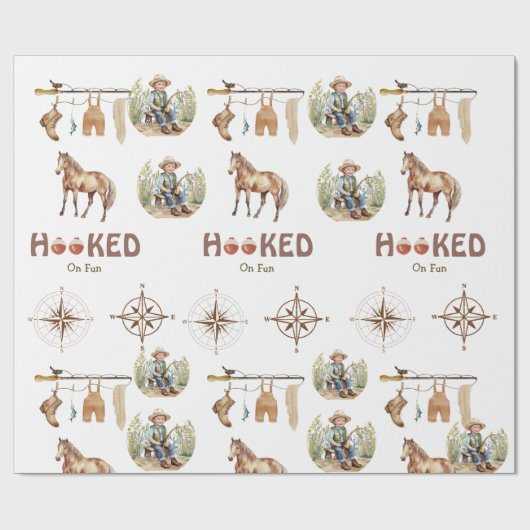 Activiteiten in de omgeving van Fun Little Fisherm Cadeaupapier (Vlak)