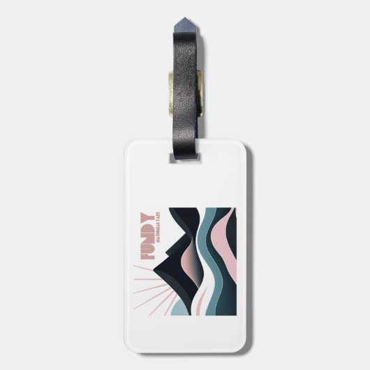 Activiteiten in de omgeving van Fundy National Par Bagagelabel (Achterkant verticaal)