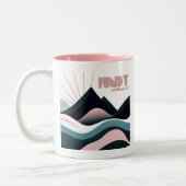 Activiteiten in de omgeving van Fundy National Par Tweekleurige Koffiemok (Links)