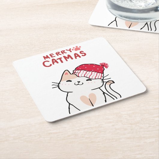 Activiteiten in de omgeving van Funny Christmas Ca Kartonnen Onderzetters (Schuin)