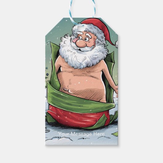 Activiteiten in de omgeving van Funny Dirty Santa  Cadeaulabel (Voorkant)