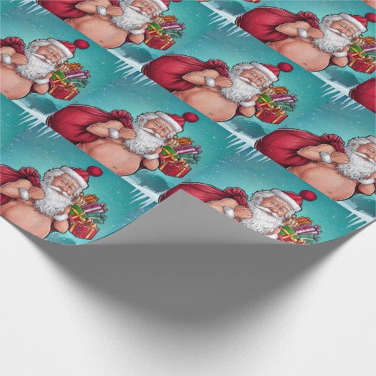 Activiteiten in de omgeving van Funny Dirty Santa  Cadeaupapier (Hoek)