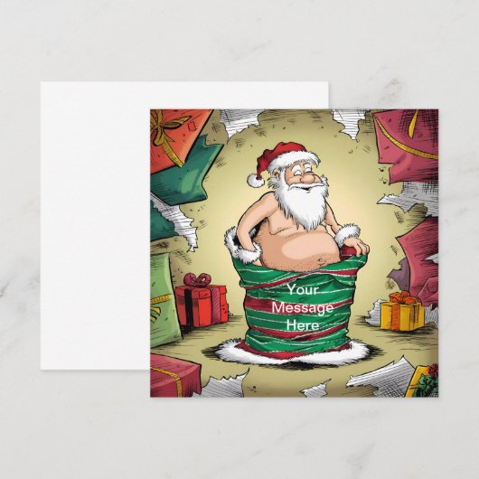 Activiteiten in de omgeving van Funny Dirty Santa  Kaart (Voorkant / Achterkant)