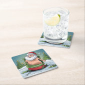 Activiteiten in de omgeving van Funny Dirty Santa Kartonnen Onderzetters (Insitu)