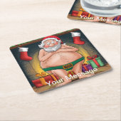 Activiteiten in de omgeving van Funny Dirty Santa  Kartonnen Onderzetters (Schuin)