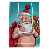 Activiteiten in de omgeving van Funny Dirty Santa  Medium Cadeauzakje (Achterkant)