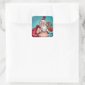 Activiteiten in de omgeving van Funny Dirty Santa Vierkante Sticker (Tas)