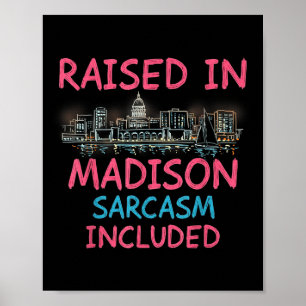 Activiteiten in de omgeving van Funny Madison Wisc Poster