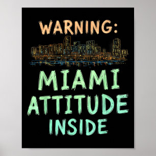 Activiteiten in de omgeving van Funny Miami Florid Poster