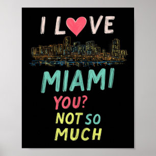 Activiteiten in de omgeving van Funny Miami Florid Poster