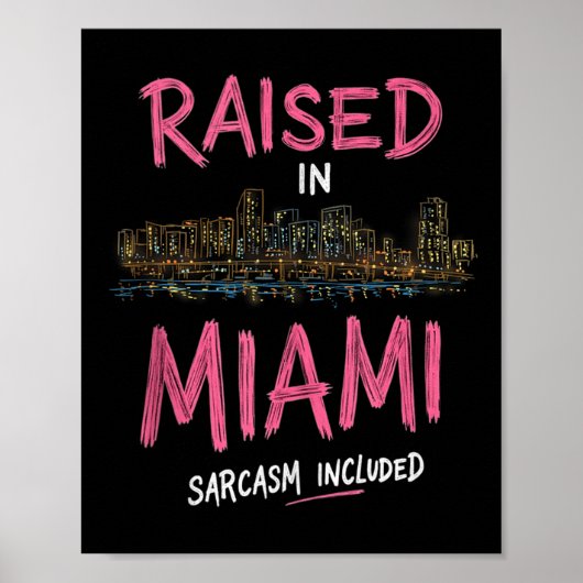 Activiteiten in de omgeving van Funny Miami Florid Poster (Voorkant)