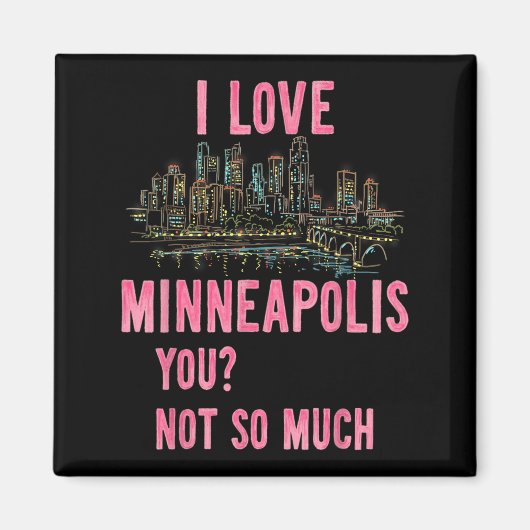 Activiteiten in de omgeving van Funny Minneapolis Magneet (Voorkant)