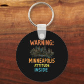 Activiteiten in de omgeving van Funny Minneapolis  Sleutelhanger (Voorkant)