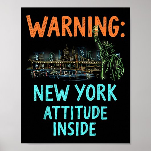 Activiteiten in de omgeving van Funny New York Cit Poster (Voorkant)