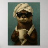 Activiteiten in de omgeving van Funny Otter Coffee Poster (Voorkant)