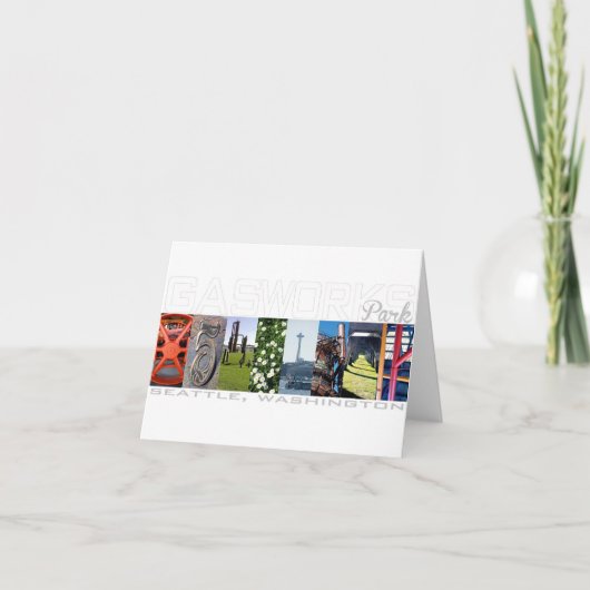 Activiteiten in de omgeving van Gas Works Park Sea Kaart (Voorkant)