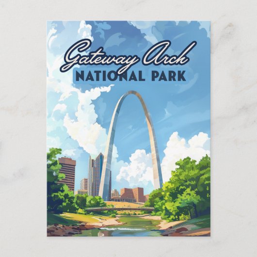 Activiteiten in de omgeving van Gateway Arch Natio Briefkaart (Voorkant)