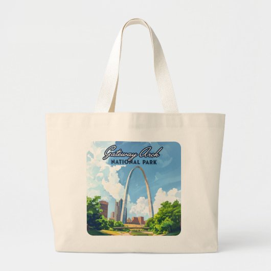 Activiteiten in de omgeving van Gateway Arch Natio Grote Tote Bag (Voorkant)