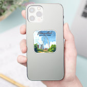 Activiteiten in de omgeving van Gateway Arch Natio Sticker (Telefoon)