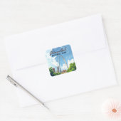 Activiteiten in de omgeving van Gateway Arch Natio Vierkante Sticker (Envelop)