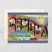 Activiteiten in de omgeving van Geneva Seneca Lake Briefkaart (Voorkant / Achterkant)