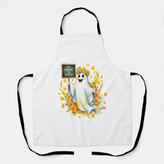 Activiteiten in de omgeving van Ghost Haunt School Schort (Voorkant)