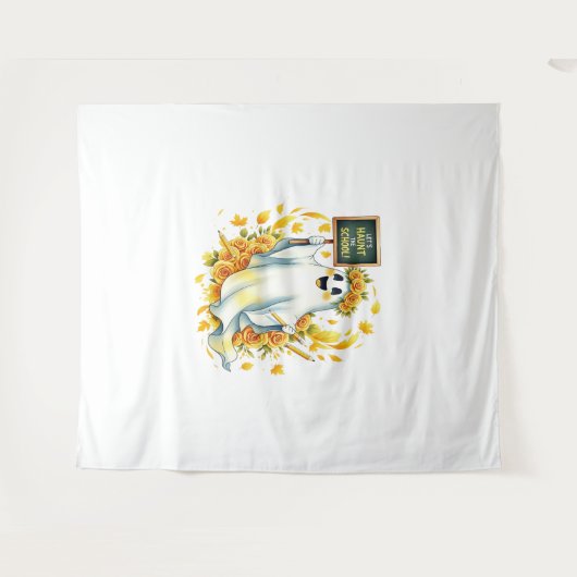 Activiteiten in de omgeving van Ghost Haunt School Wandkleed (Voorkant (horizontaal))