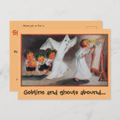 Activiteiten in de omgeving van Ghosts and Goblins Uitnodiging Briefkaart (Voorkant / Achterkant)