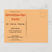 Activiteiten in de omgeving van Ghosts and Goblins Uitnodiging Briefkaart (Achterkant)