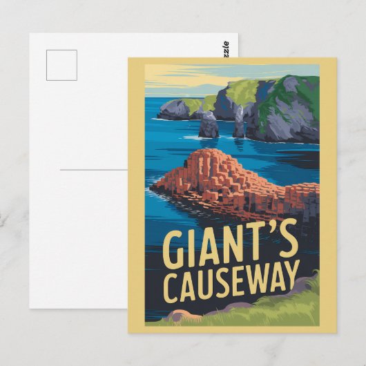 Activiteiten in de omgeving van Giant's Causeway I Briefkaart (Voorkant / Achterkant)