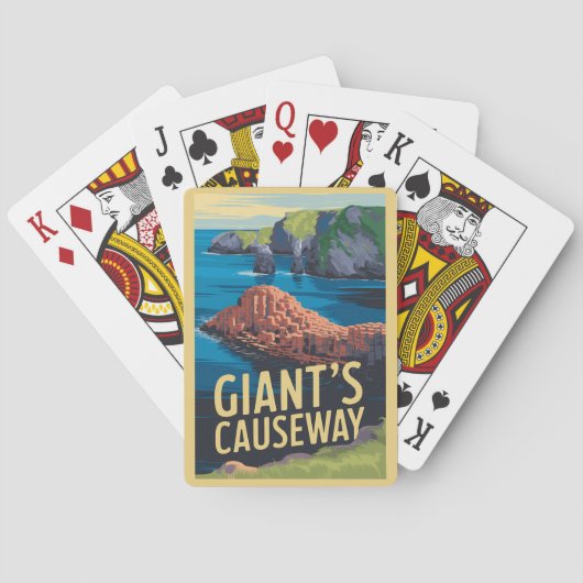 Activiteiten in de omgeving van Giant's Causeway I Pokerkaarten (Achterkant)
