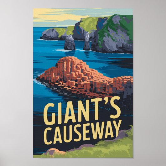 Activiteiten in de omgeving van Giant's Causeway I Poster (Voorkant)