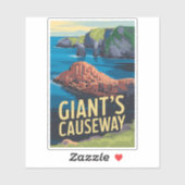 Activiteiten in de omgeving van Giant's Causeway I Sticker (Vel)