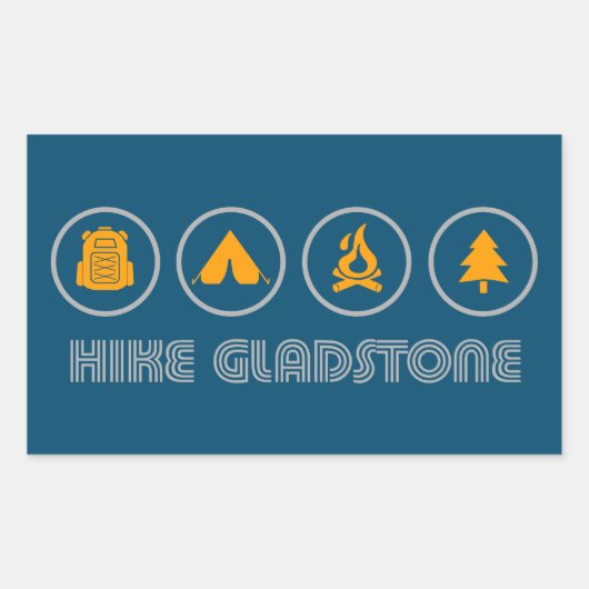 Activiteiten in de omgeving van Gladstone Provinci Rechthoekige Sticker (Voorkant)