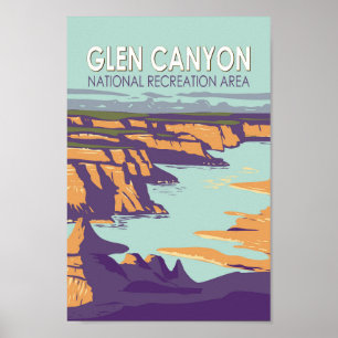 Activiteiten in de omgeving van Glen Canyon Lake P Poster