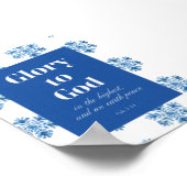 Activiteiten in de omgeving van Glory to God Blue  Poster (Hoek)