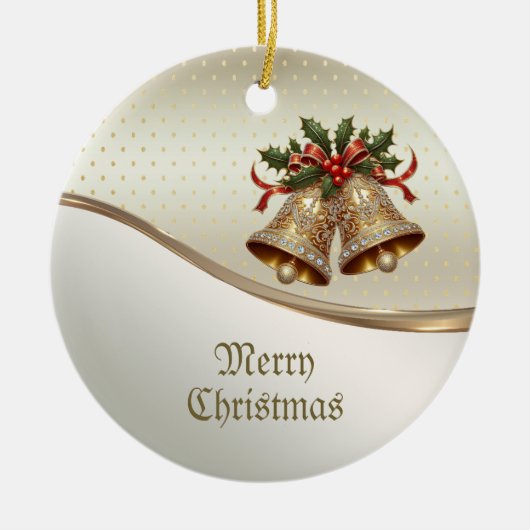 Activiteiten in de omgeving van Gold Christmas Bel Keramisch Ornament (Voorkant)