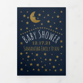 Activiteiten in de omgeving van Gold Moon & Stars, Drieluik Uitnodiging (Cover)