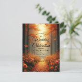 Activiteiten in de omgeving van Golden Ember Autum Kaart (Staand voorkant)