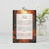 Activiteiten in de omgeving van Golden Ember Autum Kaart (Staand voorkant)