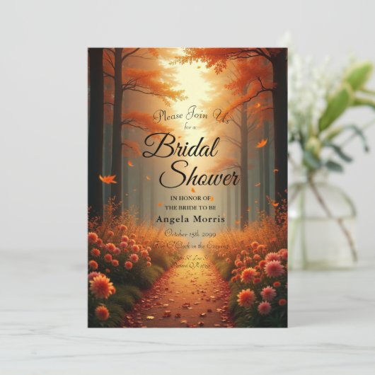 Activiteiten in de omgeving van Golden Ember Autum Kaart (Staand voorkant)